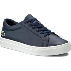 Sneakersy LACOSTE - L.12.12 117 1 7-33CAJ1012003 Nvy. Niebieskie sneakersy damskie Lacoste, ze skóry. W wyprzedaży za 339,00 zł.