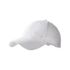 Czapki męskie: Adidas Czapka z daszkiem męska 6 Panel Classic Cap Lightweight Metal Badge BK0789 Biała r. OSFL
