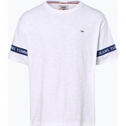 Tommy Jeans - T-shirt męski, biały. Białe t-shirty męskie Tommy Jeans, m, bez wzorów, z jeansu, sportowe, bez kołnierzyka. Za 139,95 zł.