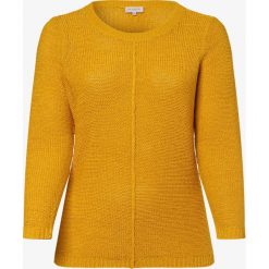 ONLY Carmakoma - Sweter damski – Carfoxy, złoty. Żółte swetry damskie Only Carmakoma, bez wzorów, z dzianiny, bez rękawów, bez kaptura. Za 119,95 zł.