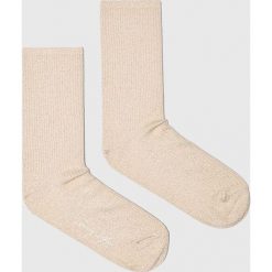 Tommy Hilfiger - Skarpetki. Żółte skarpetki damskie TOMMY HILFIGER, bez wzorów. W wyprzedaży za 79,90 zł.