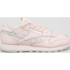 Reebok - Buty DV3729. Różowe buty sportowe damskie Reebok, bez wzorów, ze skóry, sportowe. W wyprzedaży za 269,90 zł.