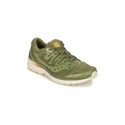 Buty do biegania Saucony GUIDE ISO 3. Zielone buty sportowe męskie Saucony, bez zapięcia, do biegania. Za 619,00 zł.