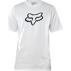 FOX T-Shirt Męski Legacy Fox Head Ss Tee L Biały. Białe koszulki męskie marki FOX, m, bez wzorów, z bawełny, bez kołnierzyka, krótkie. Za 117,00 zł.