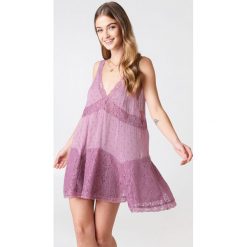 Sukienki: Free People Bieliźniana sukienka Anty Party – Pink