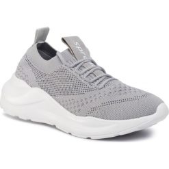 Sneakersy SPRANDI - WP07-91214-01 Grey. Szare półbuty damskie Sprandi, na co dzień, bez wzorów, z tworzywa sztucznego, bez obcasa, na płaskiej podeszwie, bez zapięcia. Za 119,99 zł.