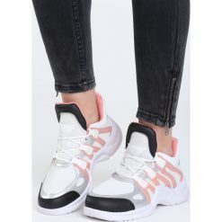 Biało-Różowe Sneakersy Set Apart. Buty sportowe damskie Born2be. Za 59,99 zł.