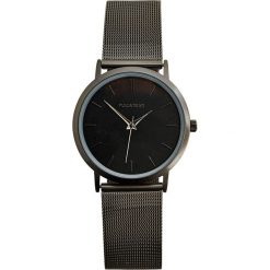 Czarny minimalistyczny zegarek. Czarne zegarki męskie Pull&Bear. Za 89,90 zł.