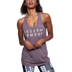 Under Armour Koszulka damska Tborne Train Grph Twist Tank fioletowa r. M (1309893-564). Fioletowe bluzki damskie Under Armour, m. Za 84,97 zł.