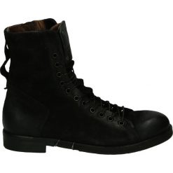 Botki męskie - 477205 NERO. Czarne botki męskie Venezia, z nubiku. Za 849,00 zł.