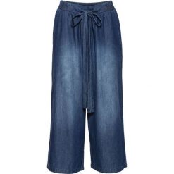 Jeansy damskie: Dżinsy Culottes bonprix ciemny denim