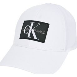 Calvin Klein Jeans - Czapka. Szare czapki męskie marki Calvin Klein Jeans, z bawełny. W wyprzedaży za 119,90 zł.