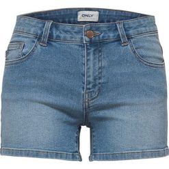 ONLY Damskie szorty Carmen Reg Dnm Short z Bb Mah114 Noos LightBlue (rozmiar 25). Szorty damskie ONLY, na lato, bez wzorów. W wyprzedaży za 83,00 zł.