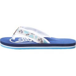 Salamander Sun Japonki Niebieski. Niebieskie klapki damskie Salamander, w paski, ze skóry, bez obcasa. Za 223,95 zł.