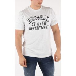 Russell Athletic Koszulka Szary. Szare podkoszulki męskie Russell Athletic, s, z haftami, z bawełny, z krótkim rękawem. Za 119,95 zł.