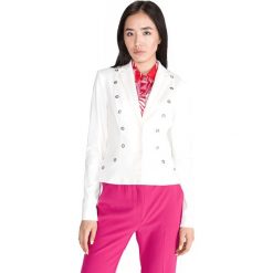 Versace Jeans Marynarka Biały. Białe kurtki damskie Versace Jeans, m, bez wzorów, z elastanu. Za 1863,95 zł.