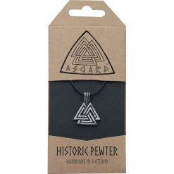 Asgard Large Valknut Wisiorek srebrny. Szare łańcuszki męskie Asgard, srebrne. Za 54,90 zł.