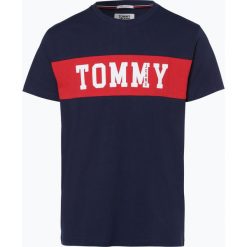 Tommy Jeans - T-shirt męski, czarny. Czarne t-shirty męskie Tommy Jeans, m, z napisami, z jeansu. Za 179,95 zł.