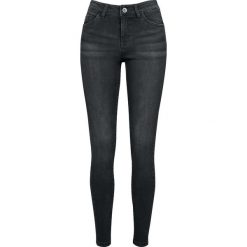 Jeansy damskie: Urban Classics Ladies Skinny Denim Pants Jeansy damskie czarny