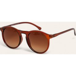 Answear - Okulary Hitchhiker. Pomarańczowe okulary przeciwsłoneczne damskie ANSWEAR, okrągłe. Za 59,90 zł.