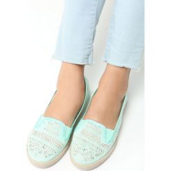 Espadryle damskie: Miętowe Espadryle City Of Lights