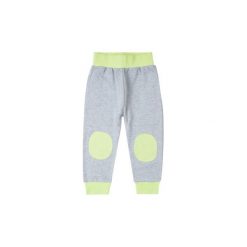 Spodnie niemowlęce chłopięce sportowe. Szare spodnie niemowlęce marki TXM. Za 15,99 zł.