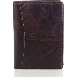 Portfel męski Wild things Only 100 % Skóra. Czarne portfele męskie marki Wild, ze skóry. Za 69,00 zł.