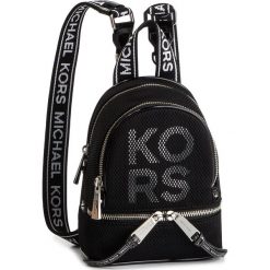 Plecak MICHAEL MICHAEL KORS - Rhea Zip 30S9SEZB1U Blk/Opticwht. Czarne plecaki damskie MICHAEL Michael Kors, bez wzorów, ze skóry ekologicznej, klasyczne. Za 869,00 zł.