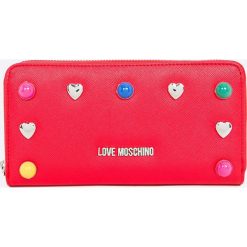 Love Moschino - Portfel. Czerwone portfele damskie marki Love Moschino, z materiału. W wyprzedaży za 369,90 zł.