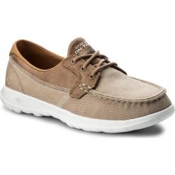 Półbuty SKECHERS - Coral 15430/NAT Natural. Pomarańczowe półbuty damskie Skechers, bez wzorów, ze skóry ekologicznej, bez obcasa, na płaskiej podeszwie, bez zapięcia. W wyprzedaży za 169,00 zł.
