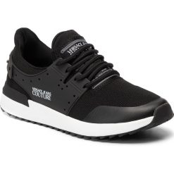 Sneakersy VERSACE JEANS COUTURE - E0YUBSG5 71217 899. Czarne sneakersy męskie Versace Jeans Couture, na co dzień, bez wzorów, z jeansu, bez zapięcia. Za 569,00 zł.