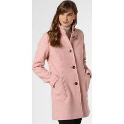 Marie Lund - Płaszcz damski, różowy. Różowe płaszcze damskie Marie Lund, bez wzorów, z wełny, biznesowe. Za 699,95 zł.