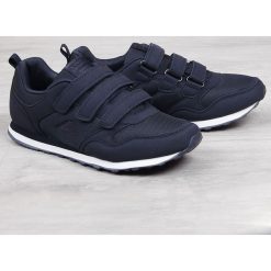 Buty sportowe męskie na rzepy granatowe American Club - granatowy. Niebieskie buty sportowe męskie American CLUB, na rzepy. Za 119,99 zł.