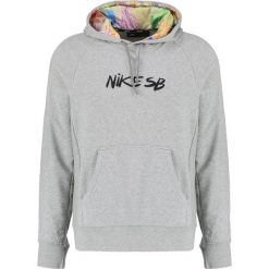 Bejsbolówki męskie: Nike SB DRY QUILT Bluza z kapturem grey heather/black