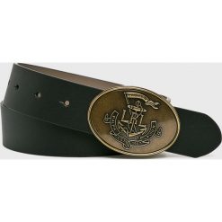 Lauren Ralph Lauren - Pasek skórzany. Czarne paski damskie marki Lauren Ralph Lauren, w paski, ze skóry. Za 299,90 zł.