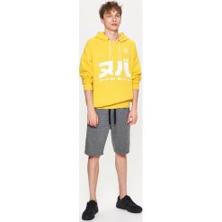 Dresowe szorty - Szary. Szare spodenki i szorty męskie Cropp, s, bez wzorów, z dresówki. Za 47,99 zł.