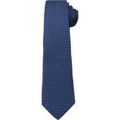 Granatowy Elegancki Krawat w Drobny Wzór Paisley -ALTIES- 6 cm, Męski KRALTS0259. Niebieskie krawaty męskie Alties, bez wzorów, z tkaniny, eleganckie. Za 40,00 zł.