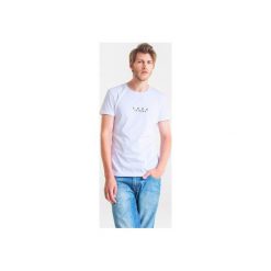 T-shirty męskie: LESS – t-shirt męski biały