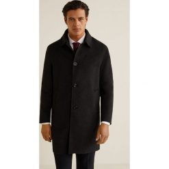Mango Man - Płaszcz Grey. Szare płaszcze męskie marki Mango Man, s, z poliesteru. W wyprzedaży za 299,90 zł.
