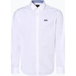 BOSS Athleisure - Koszula męska – Biado_R, biały. Białe koszule męskie BOSS Athleisure, m, bez wzorów, bez kołnierzyka, bez rękawów. Za 429,95 zł.