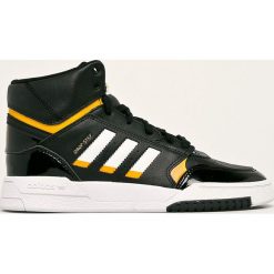 Adidas Originals - Buty Drop Step. Czarne buty sportowe damskie adidas Originals, bez wzorów, ze skóry, sportowe. Za 379,90 zł.