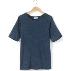 T-shirty chłopięce: Gładki t-shirt z okrągłym dekoltem i krótkim rękawem