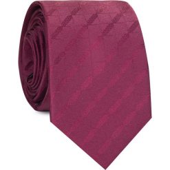 Krawat z mikrofibry KWAR002109. Czerwone krawaty męskie Giacomo Conti, bez wzorów, z tkaniny, eleganckie. Za 69,00 zł.