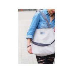 Shopper bag damskie: Duża torba typu shopper Mili Duo MD1 – light grey