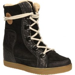 ŚNIEGOWCE PEPE JEANS PLS30051. Czarne śniegowce damskie marki Casu, z jeansu. Za 499,99 zł.
