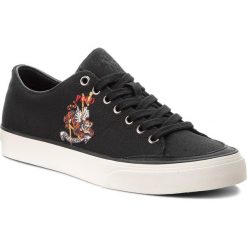 Tenisówki POLO RALPH LAUREN - Sherwin 816717561001 Black. Czarne tenisówki męskie Polo Ralph Lauren, z gumy. Za 349,90 zł.