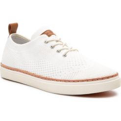 Tenisówki GANT - Bari 18637425 Cream G21. Białe półbuty męskie GANT, bez wzorów, z gumy, bez zapięcia. Za 529,95 zł.
