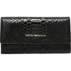 Portfele damskie: Emporio Armani PORTAFOGLIO FOLD OVER Portfel nero