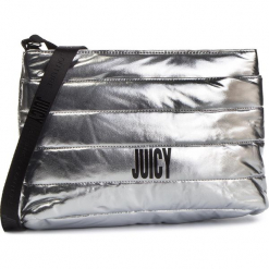 Torebka JUICY BY JUICY COUTURE - Orlando JCH0115 Silver. Szare listonoszki damskie marki Juicy by Juicy Couture, z materiału. Za 299,00 zł.