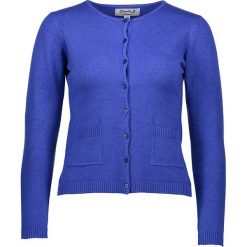 Kardigan w kolorze niebieskim. Niebieskie kardigany damskie marki Cashmere & Jackets, s, bez wzorów, z kaszmiru, bez rękawów, bez kaptura. W wyprzedaży za 150,95 zł.